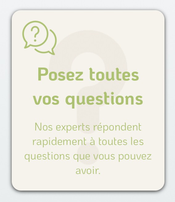 Affiche invitant les utilisateurs à poser toutes leurs questions sur les plantes aux experts de VerdiVista, promettant des réponses rapides et personnalisées.